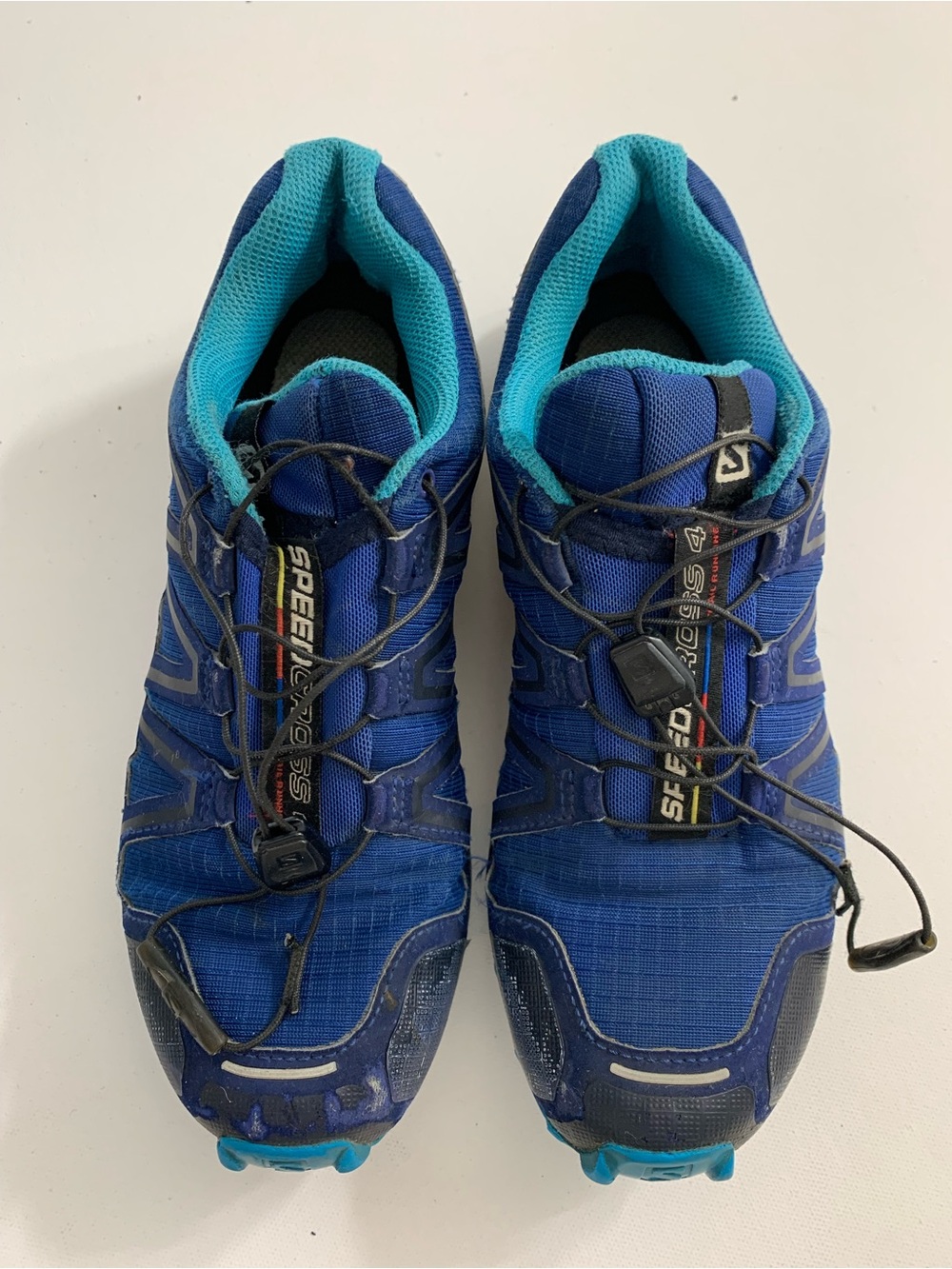 Salomon Speedcross Trail Shoes - Navy Blue with Teal Lining women’s US 7